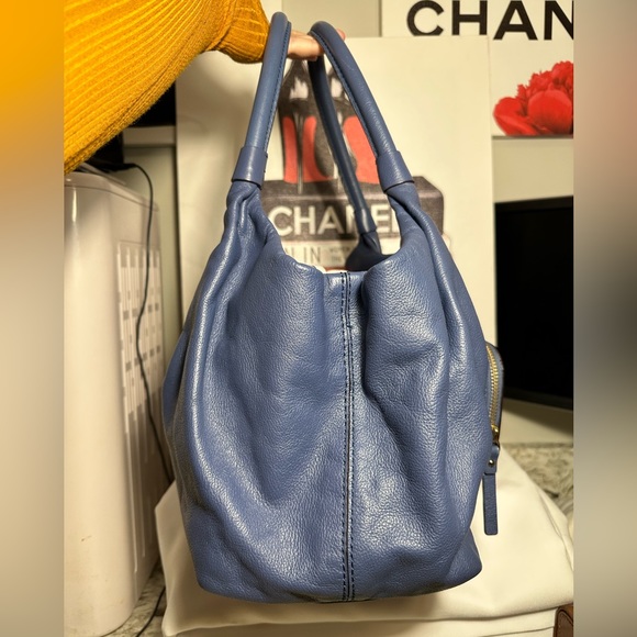 Kate Spade New York | Blue New York Baxter Street Stevie Leather Satchel - Picture 5 of 14